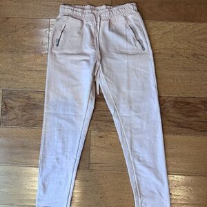 Nostalgia Drawstring Jogger Sweatpants | Neutral Lounge Staple | Soft Blush